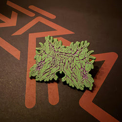 ERRATA Death Metal Logo Pin