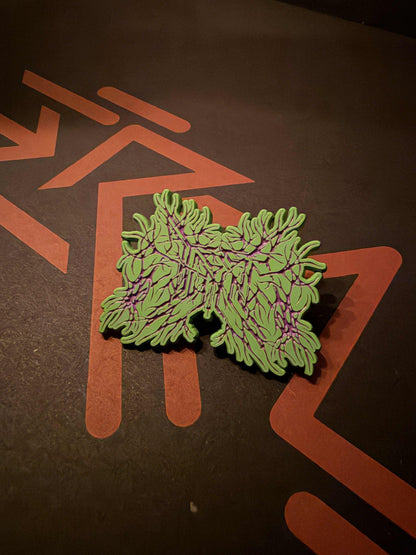 ERRATA Death Metal Logo Pin