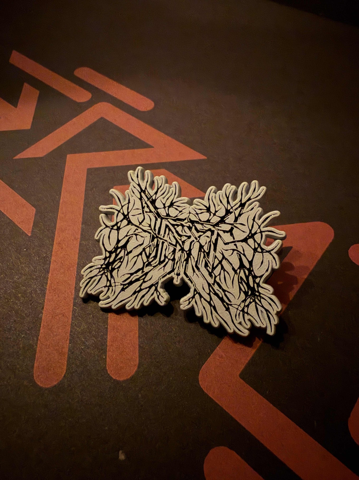 ERRATA Death Metal Logo Pin