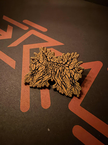 ERRATA Death Metal Logo Pin