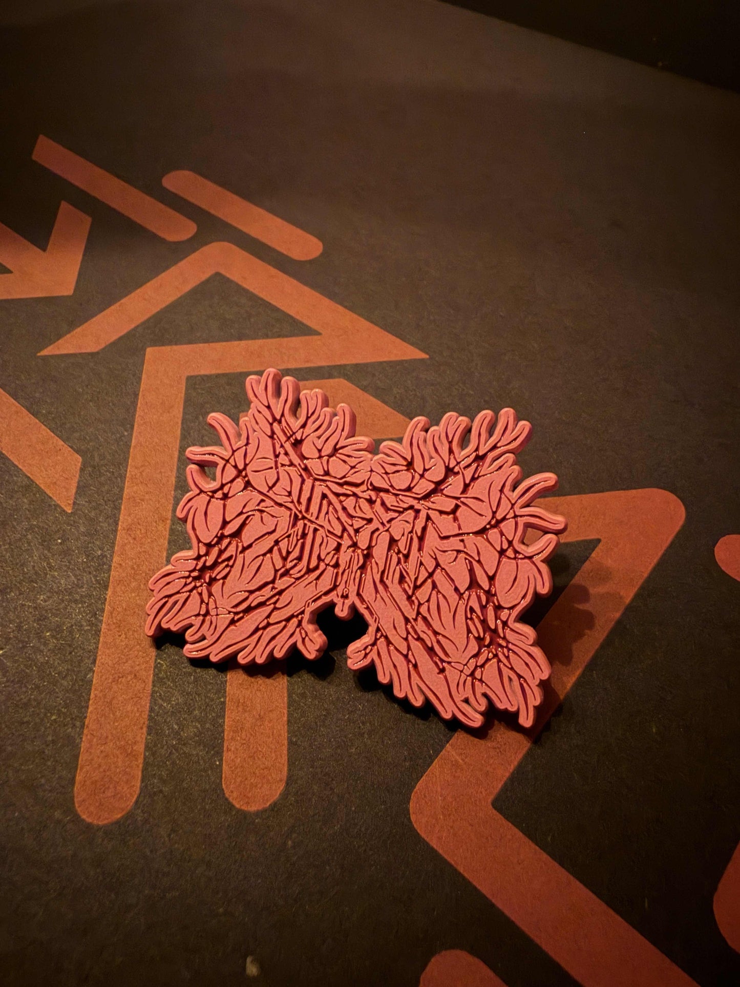 ERRATA Death Metal Logo Pin