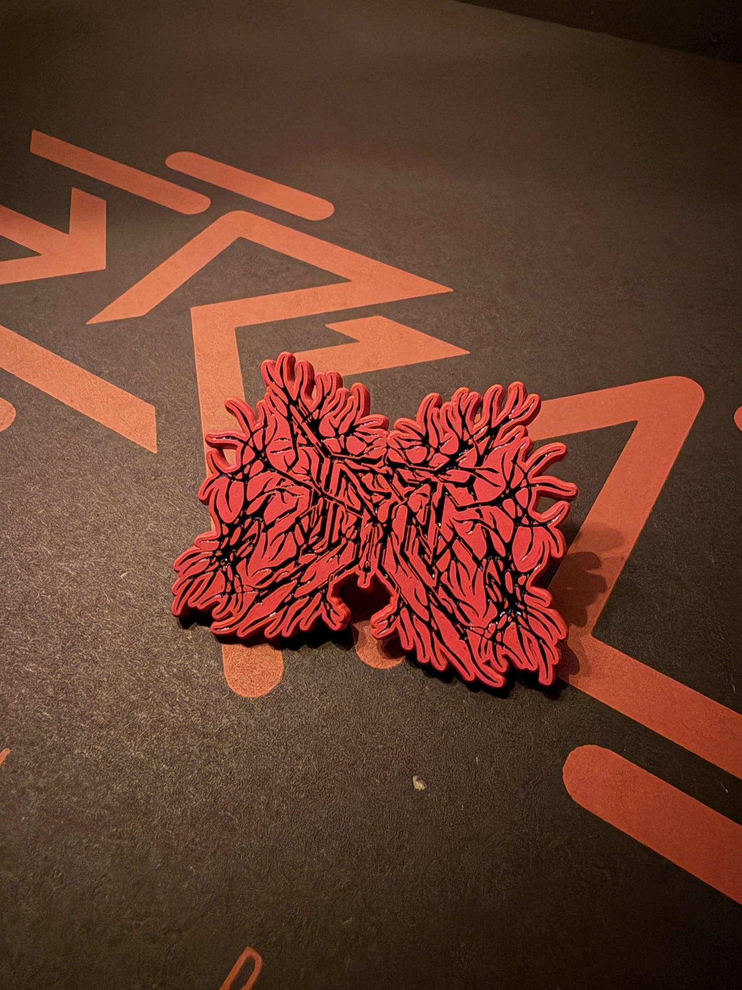 ERRATA Death Metal Logo Pin